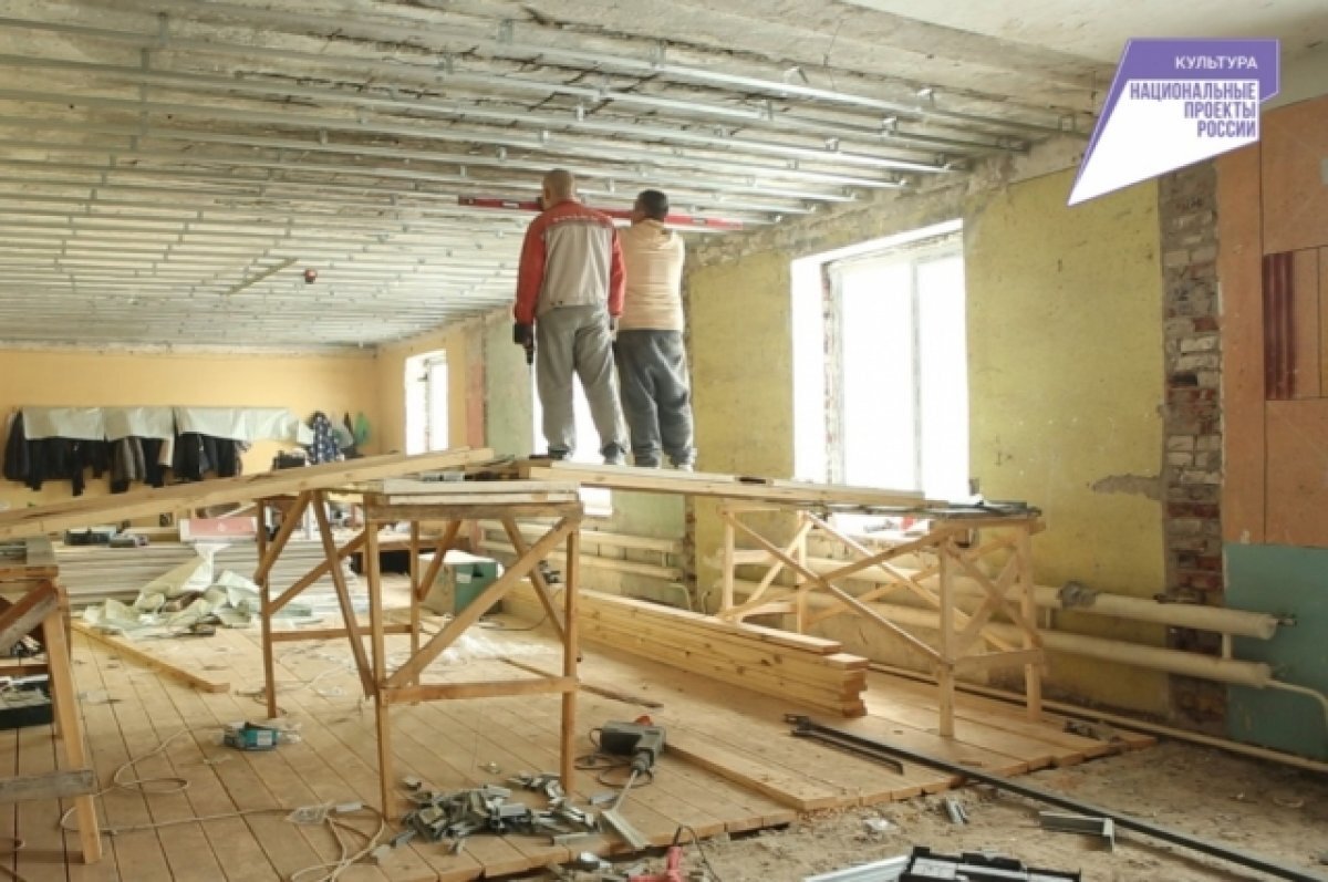    В Вадинском районе начался капитальный ремонт Дома культуры