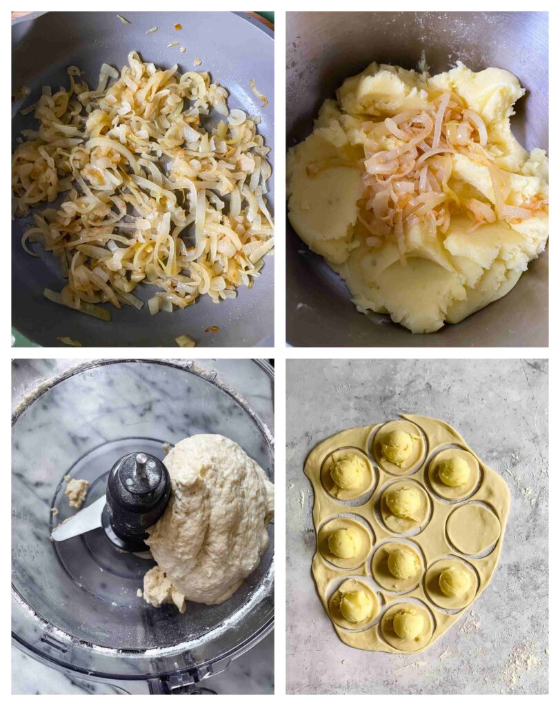 Картофель с грибами в чесночно-сметанном соусе