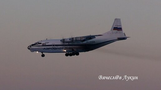 Редкий гость с Камчатки Ан-12БК RA-12968