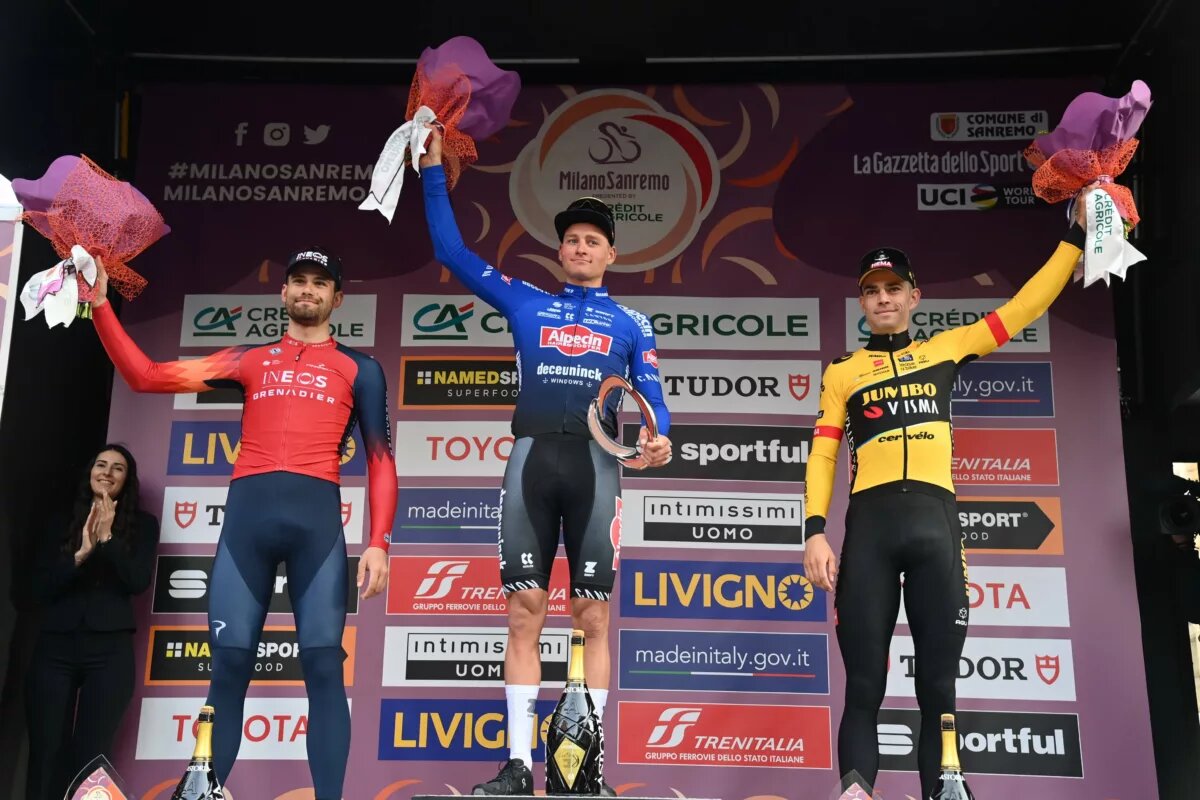 Филиппо Ганна, Матье ван дер Пул и Ваут ван Арт  📷
