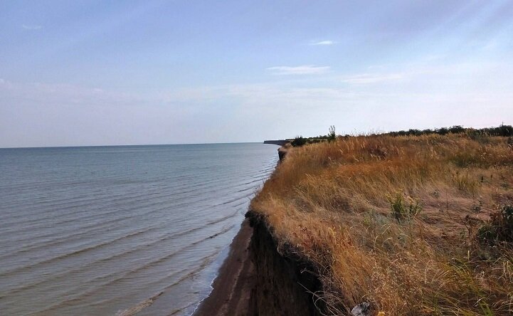 Обрыв азовское море