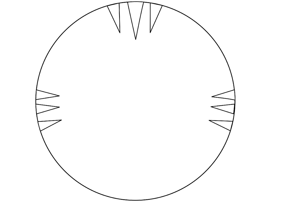 Выкройка 1. Основная деталь (нужен припуск на шов 1 см.) Все выкройки печатать на листе формата А4