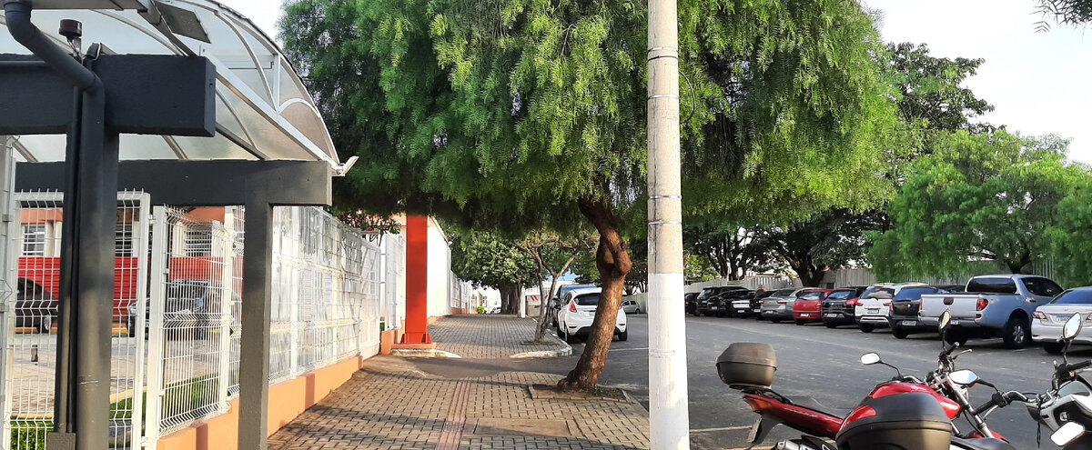 Улица Кампинаса (при выходе уже из "нашего" центра).