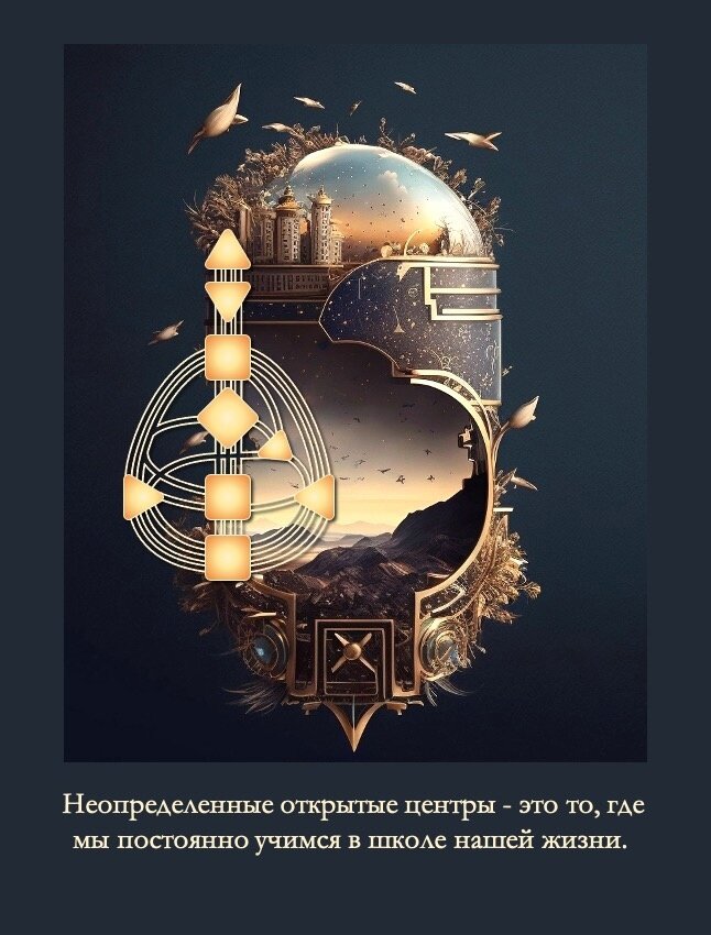 Открытые и неопределенные центры — это те места, где мы постоянно учимся.