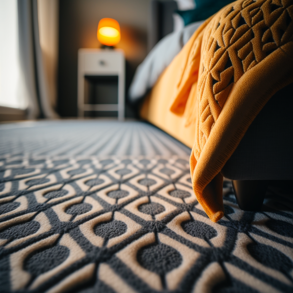 Геометрические узоры на ковре