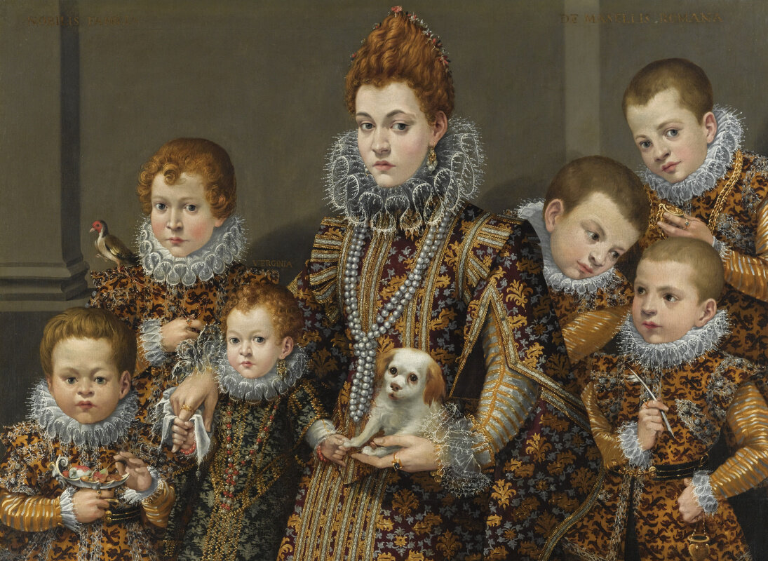 Мазелли Лавиния Фонтана 1552-1614 и её шестеро детей (с) из открытых источников