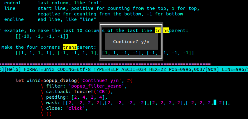 Окно может быть частично прозрачным!