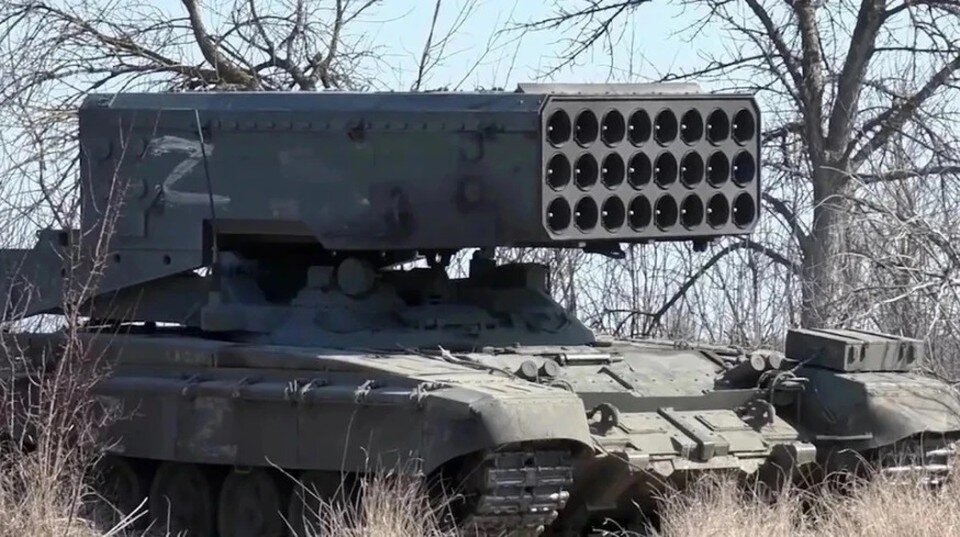     ТОС-1 "Солнцепек" впервые передали подразделениям ВДВ Фото: кадр видео