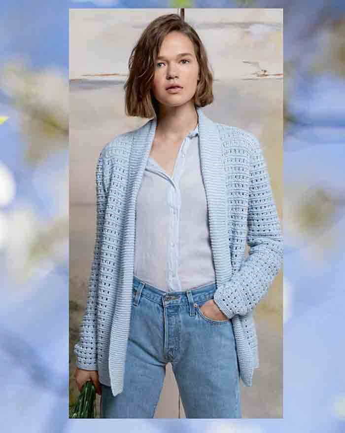 Ажурный жакет