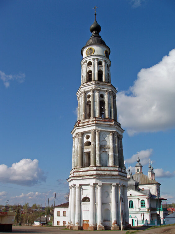 калязин колокольня сенеж. город шуя колокольня воскресенского собора.