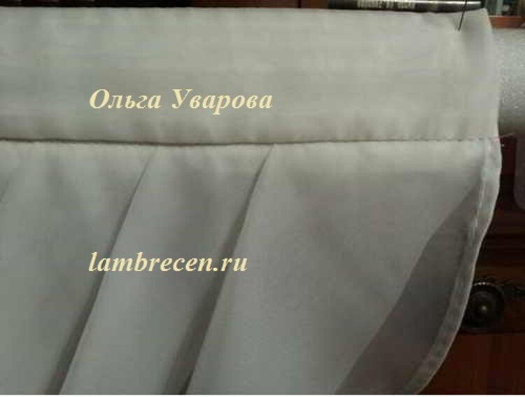 пошаговый пошив пояса для ламбрекена