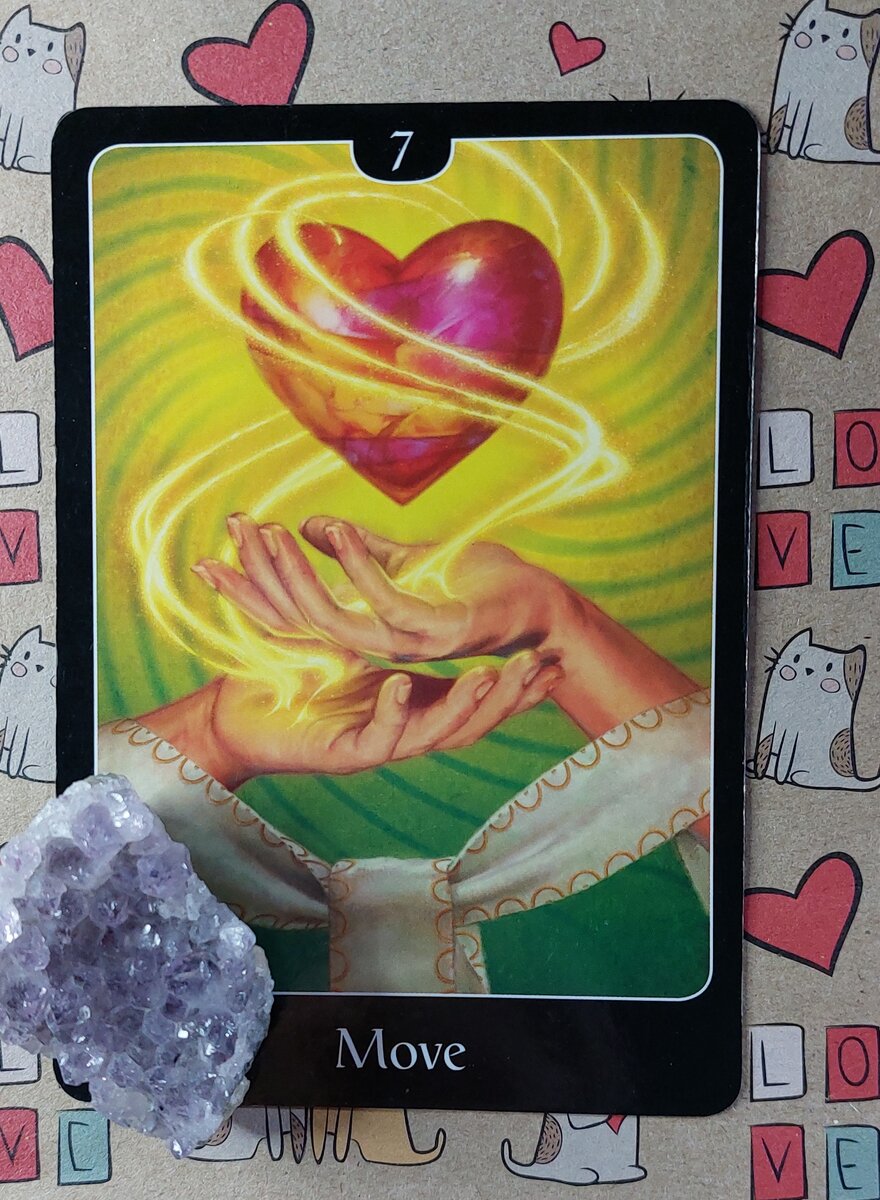 Колода: "The Psychic Tarot for the Heart" by John Holland 