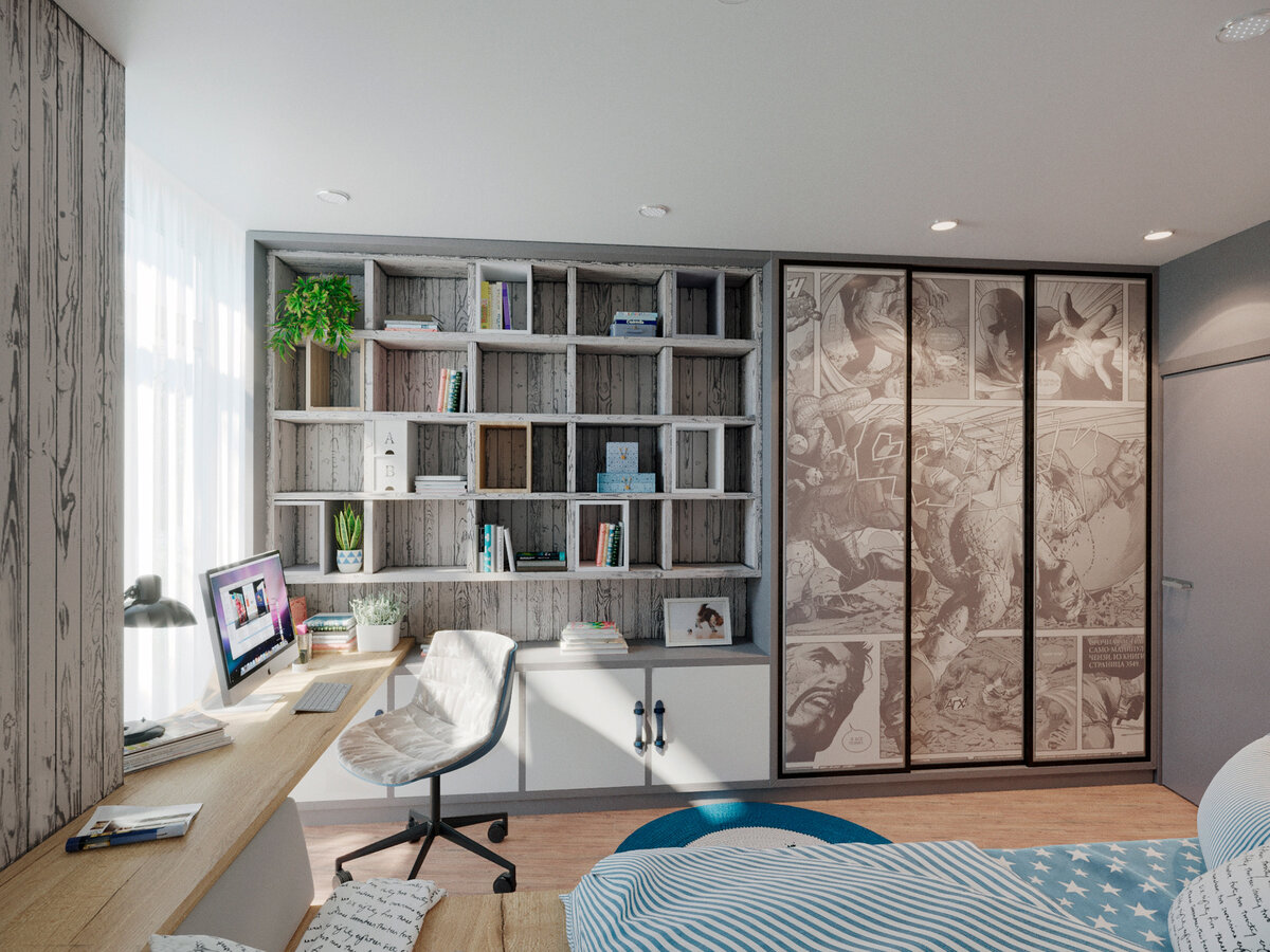 Без излишеств, но очень мило. Приятный, эргономичный интерьер в скандинавском стиле