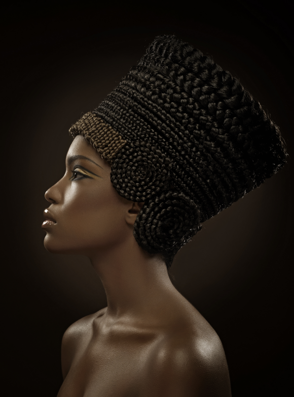 Египетская королева Нефертити. Комп. графика