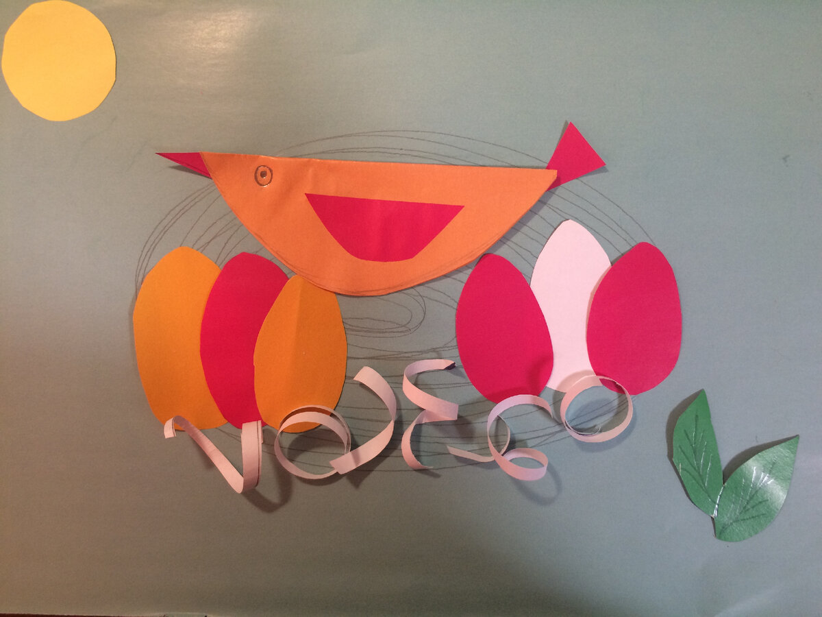 Аппликация к Пасхе.