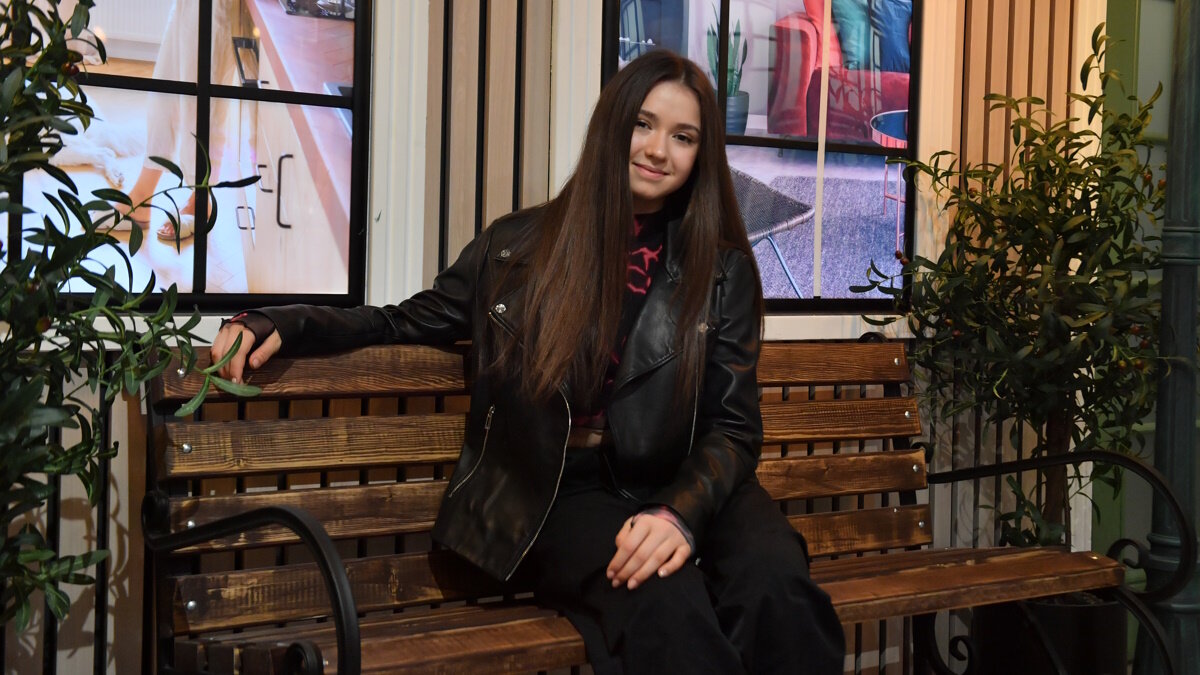    Камила Валиева в гостях у "Комсомолки". Фото: Иван МАКЕЕВ, КП