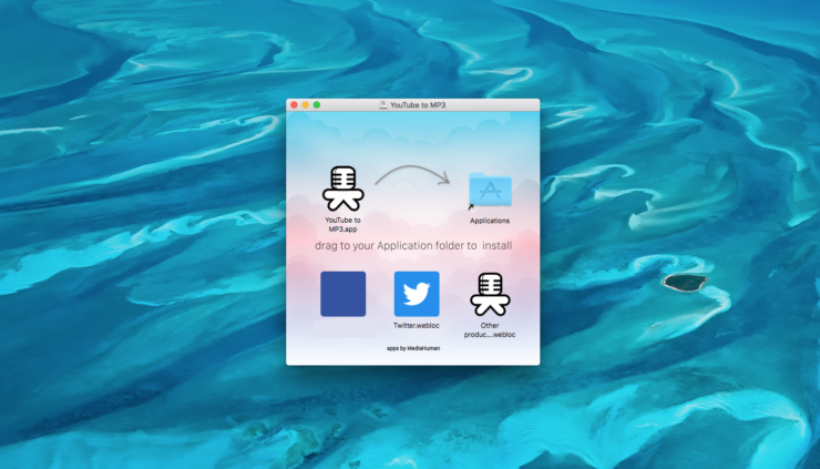    Установка выполняется простым переносом в папку