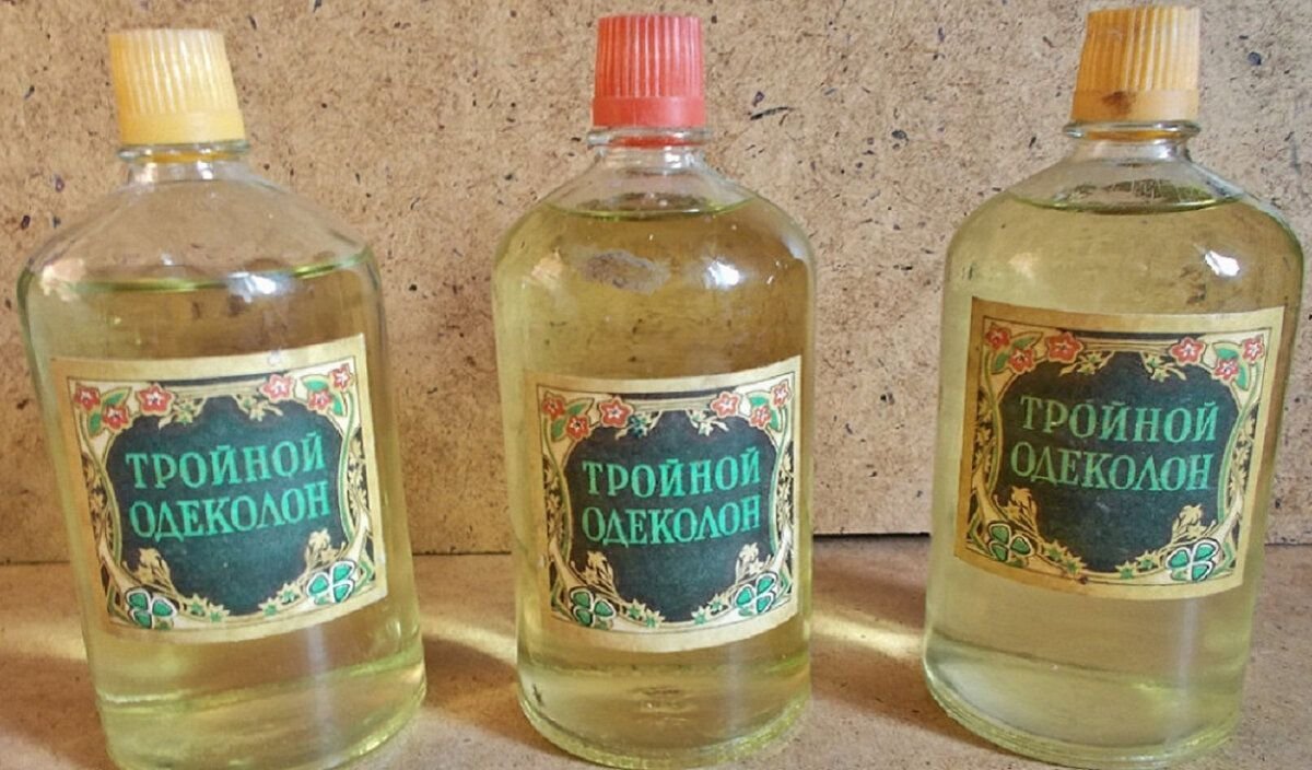 Тройной одеколон СССР. Одеколон тройной салют.