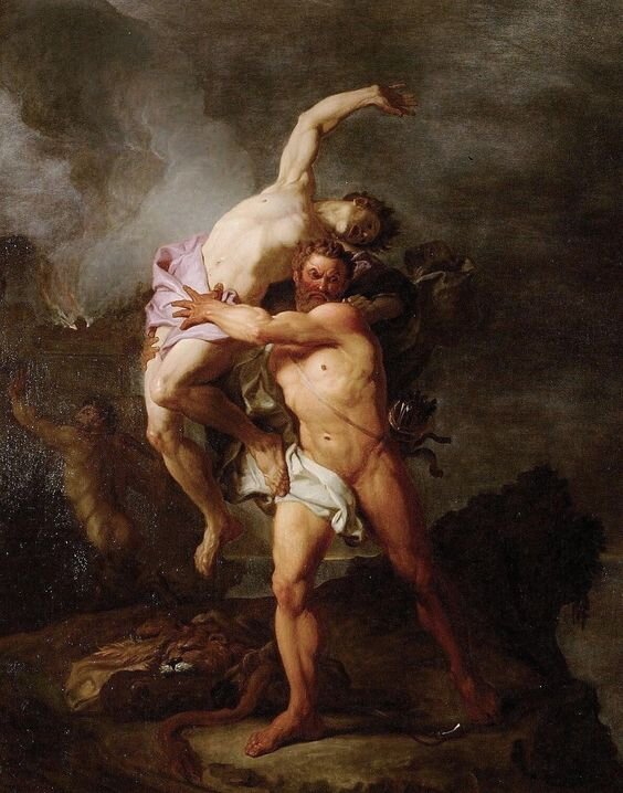 "Геркулес и Лихас", 1707 г.
