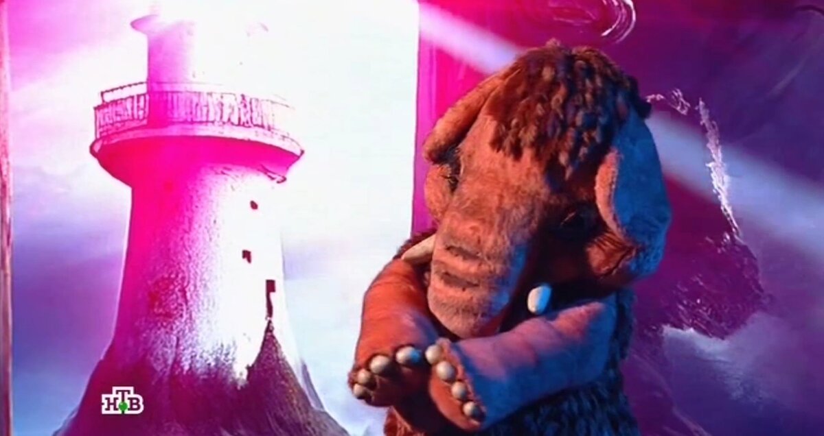 Мамонтёнок в шоу "Маска"