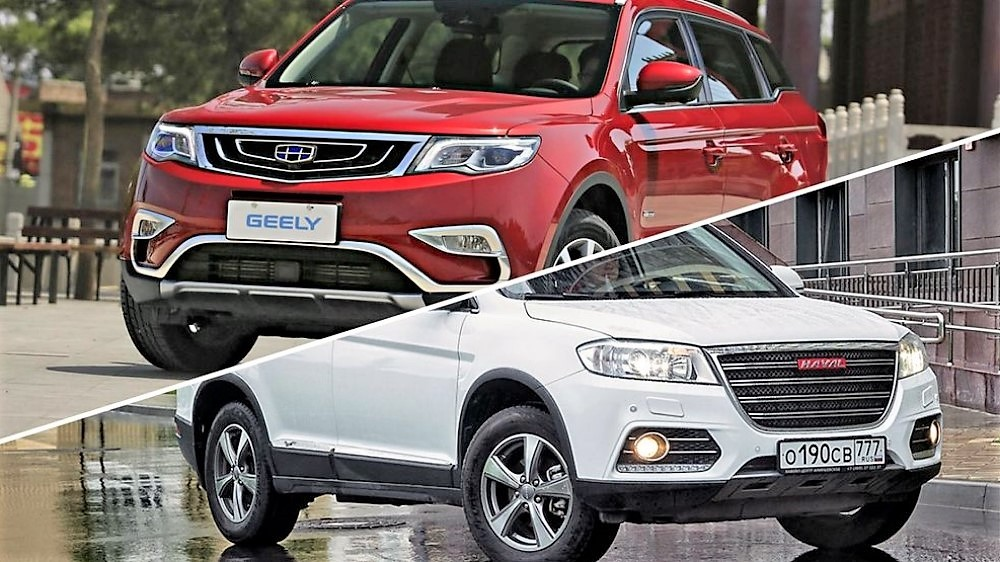 Джили или хавал сравнение. Haval Geely. Кроссовер Haval Geely. Кроссовер Haval Geely f7. Haval f7 против Geely Atlas.