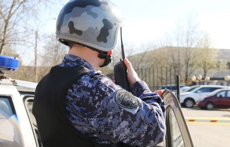 В Невском районе наряд вневедомственной охраны задержал подозреваемого ...