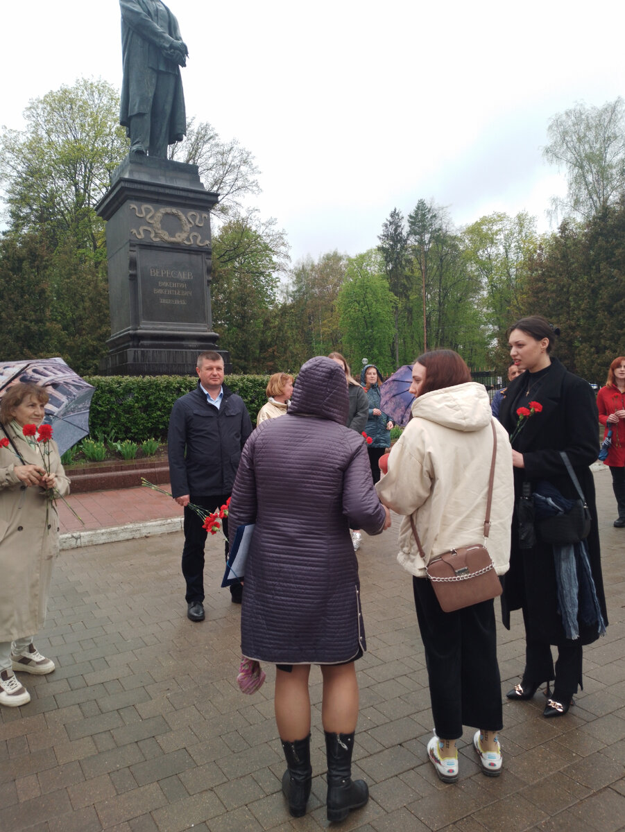 Памятнику Вересаева в Туле-65 лет .