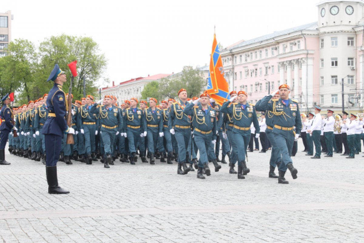    В Воронеже перекроют улицы из-за репетиции Парада Победы