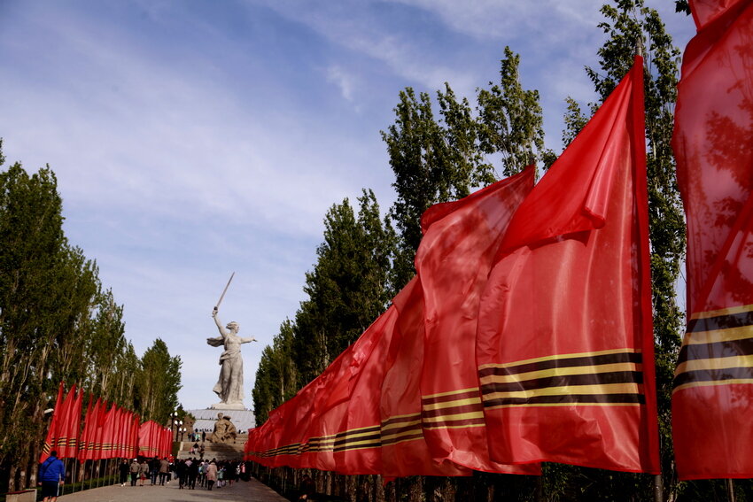 Главная высота России празднует День Победы, 2022 год. Фото с сайта Музея-заповедника "Сталинградская битва"