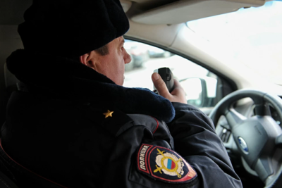    Полицейский в машине ©из архива «МВД МЕДИА» Фото