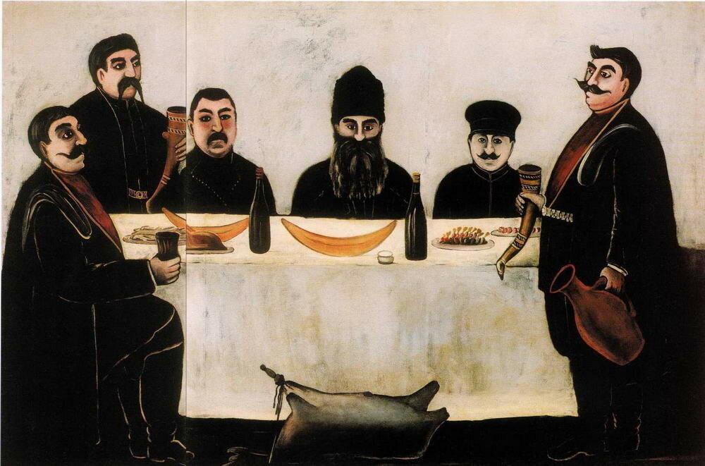 Н. Пиросмани "Кутеж"