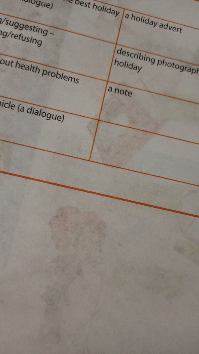 Вот так просвечивается следующая страница. Бумага очень тонкая.