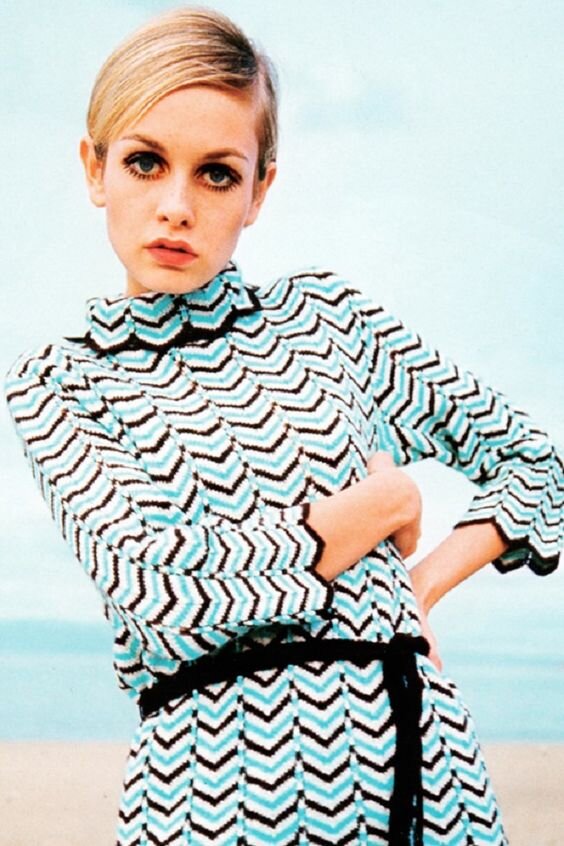 1. Твигги мода второй половины 1960х. Все иллюстрации взяты в открытых источниках в сети.