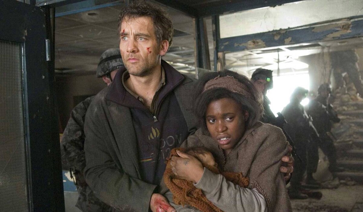 Кадр из киноленты «Дитя человеческое/Children of Men»