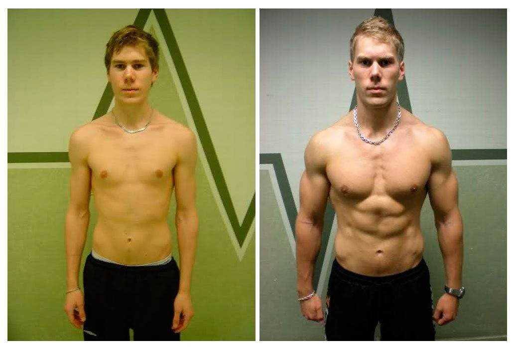 Заметить набрать. Трансформация тела с худого. Трансформация тела подростка. До и после тренировок мужчины. Качки до и после.