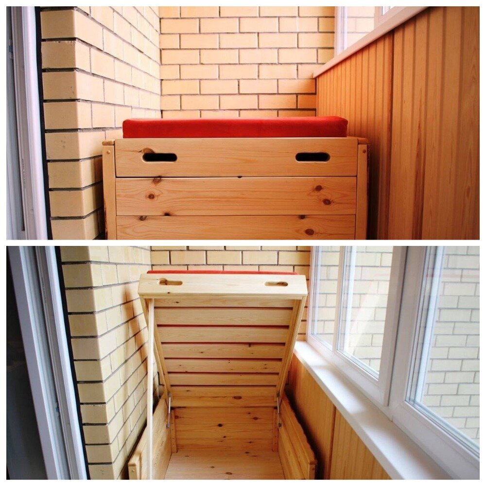 Закрытый и открытый диван