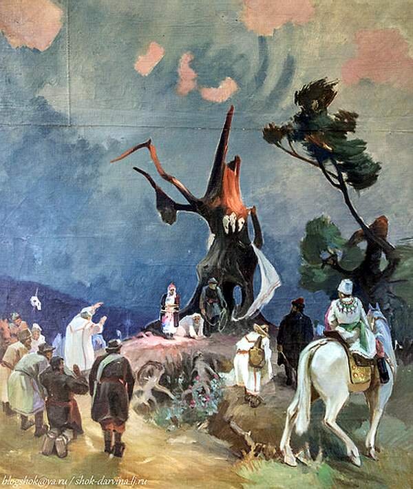 Киремет в работах чувашских художников