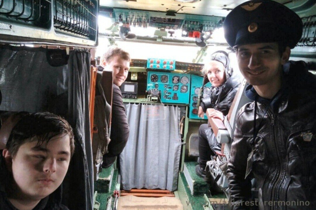 Всем нашим дружным экипажем в ДОД 9мая 2017 года на борту Ту-95МС