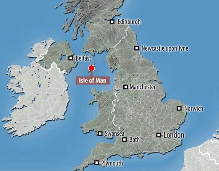The isle in the irish sea. Остров Мэн на карте. Остров Мэн на карте Великобритании. Остров Мэн Англия на карте. Isle of man на карте.