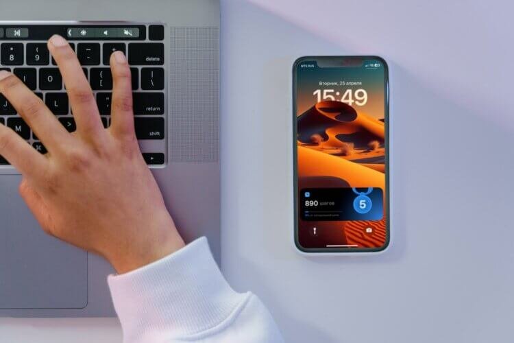    Количество шагов всегда будет отображаться на экране iPhone и мотивировать вас к большей активности