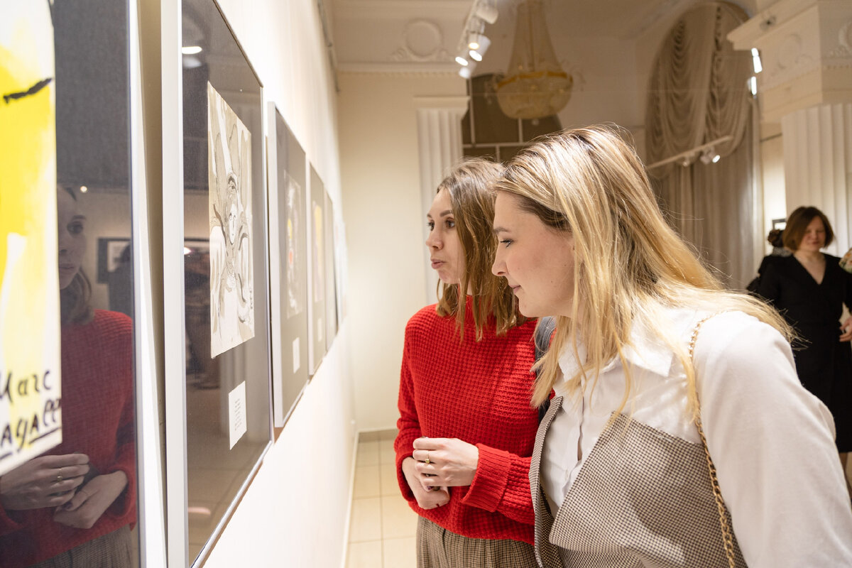 В Челябинске экспонируются работы яркого авангардиста Марка Шагала. Фото: министерство культуры Челябинской области.