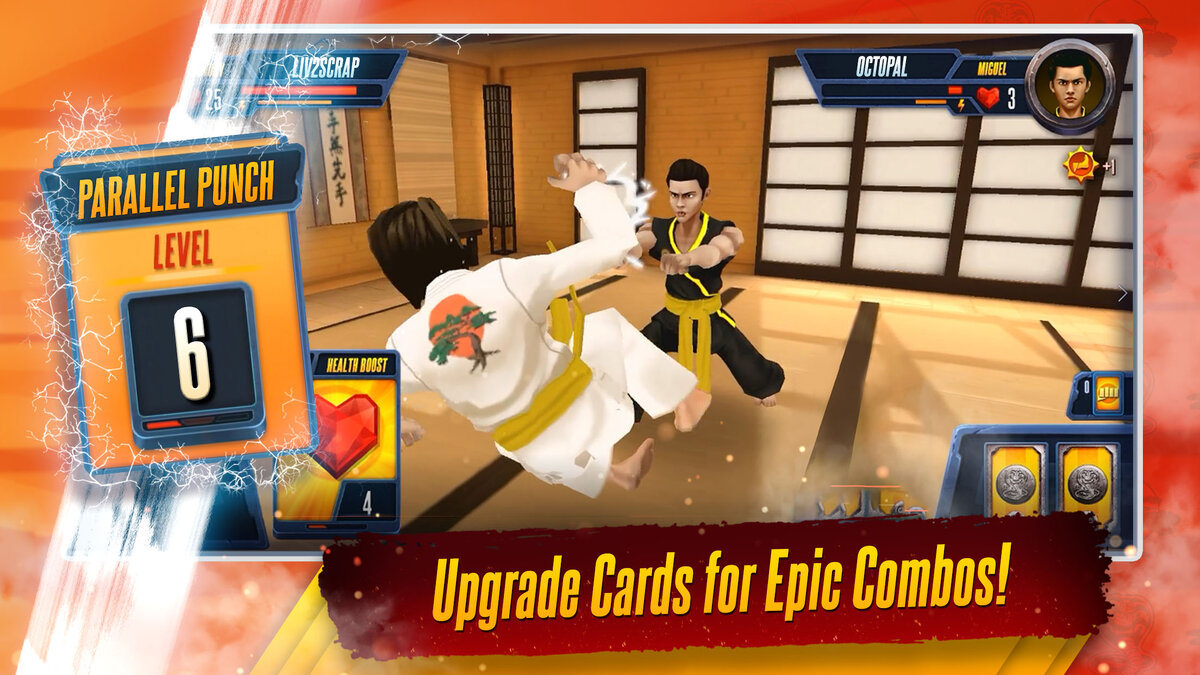 Cobra Kai: Card Fighter — нетривиальный карточный файтинг для Android и iOS  | Only Top Apps | Дзен