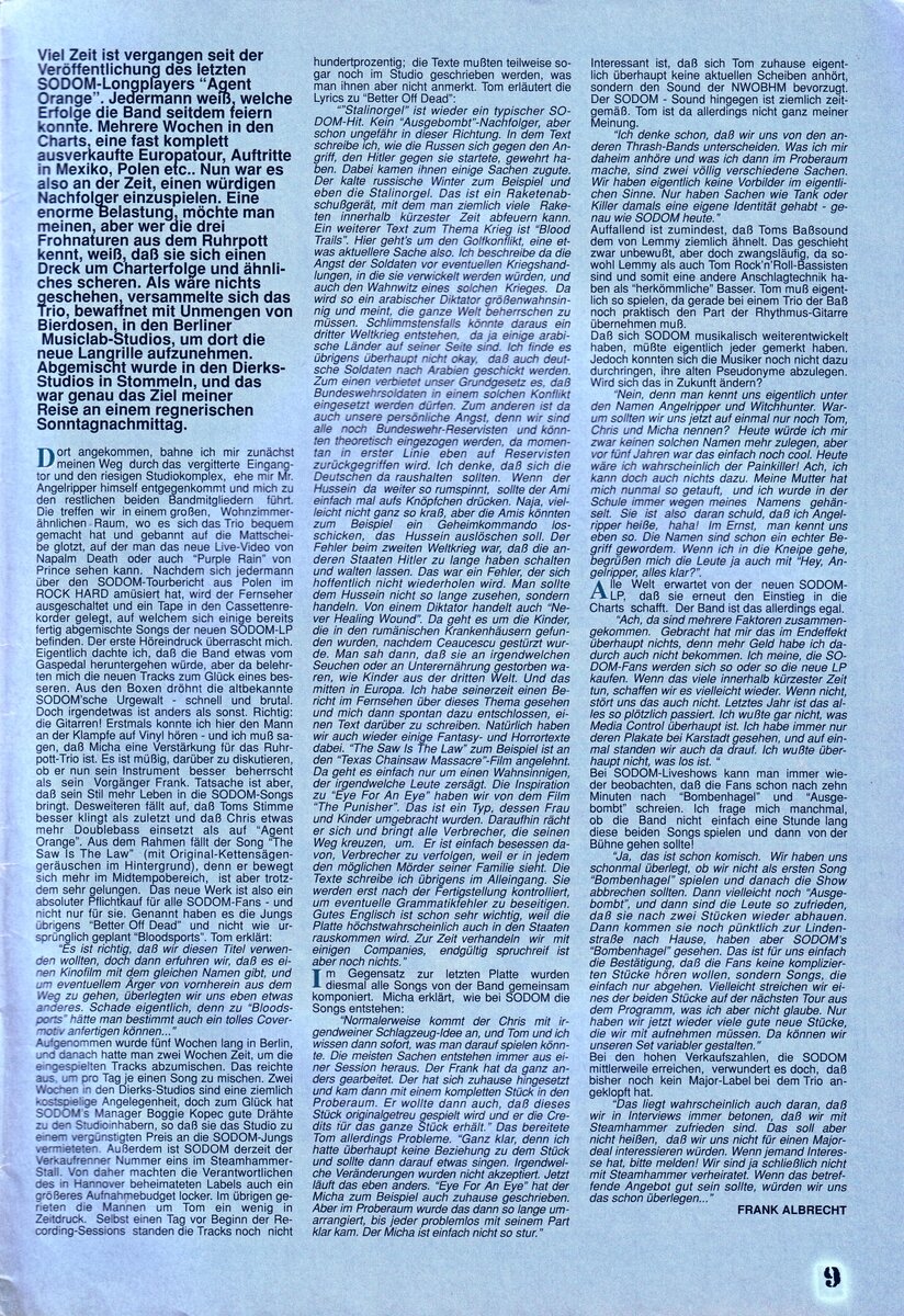 Страница журнала Rock Hard