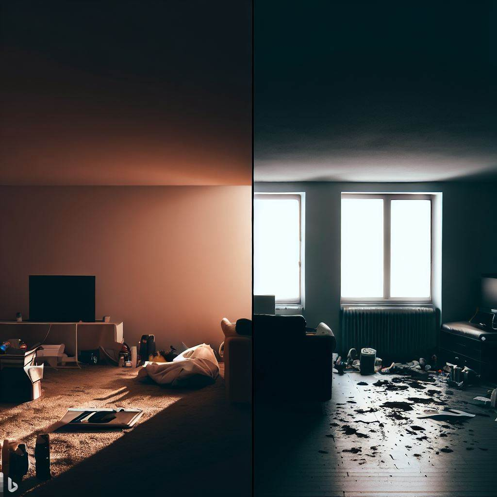 Проверка чистоты квартиры. Чистая и грязная квартира.