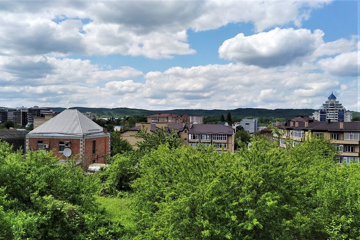 Вид на город Горячий Ключ.