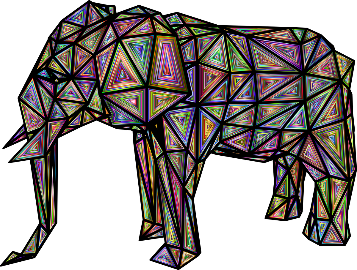 Animals low. Слон Графика. Слон по кусочкам. Low Poly Elephant. Geometric Elephant.