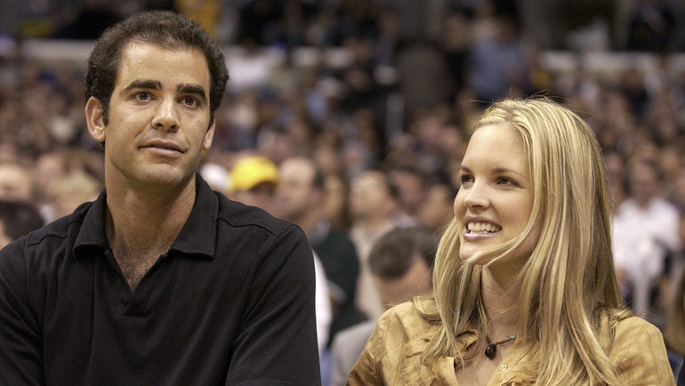    Пит Сампрас и Бриджит Уилсон. Getty Images