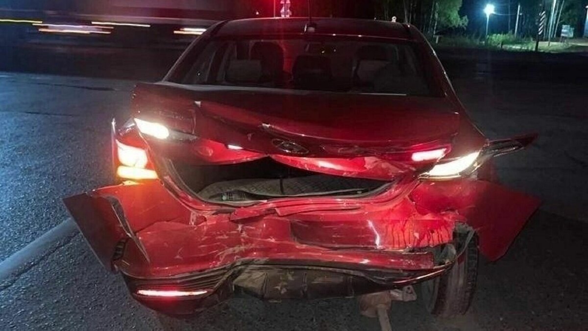     В Можгинском районе произошло ДТП, которое только по счастливой случайности обошлось без жертв.