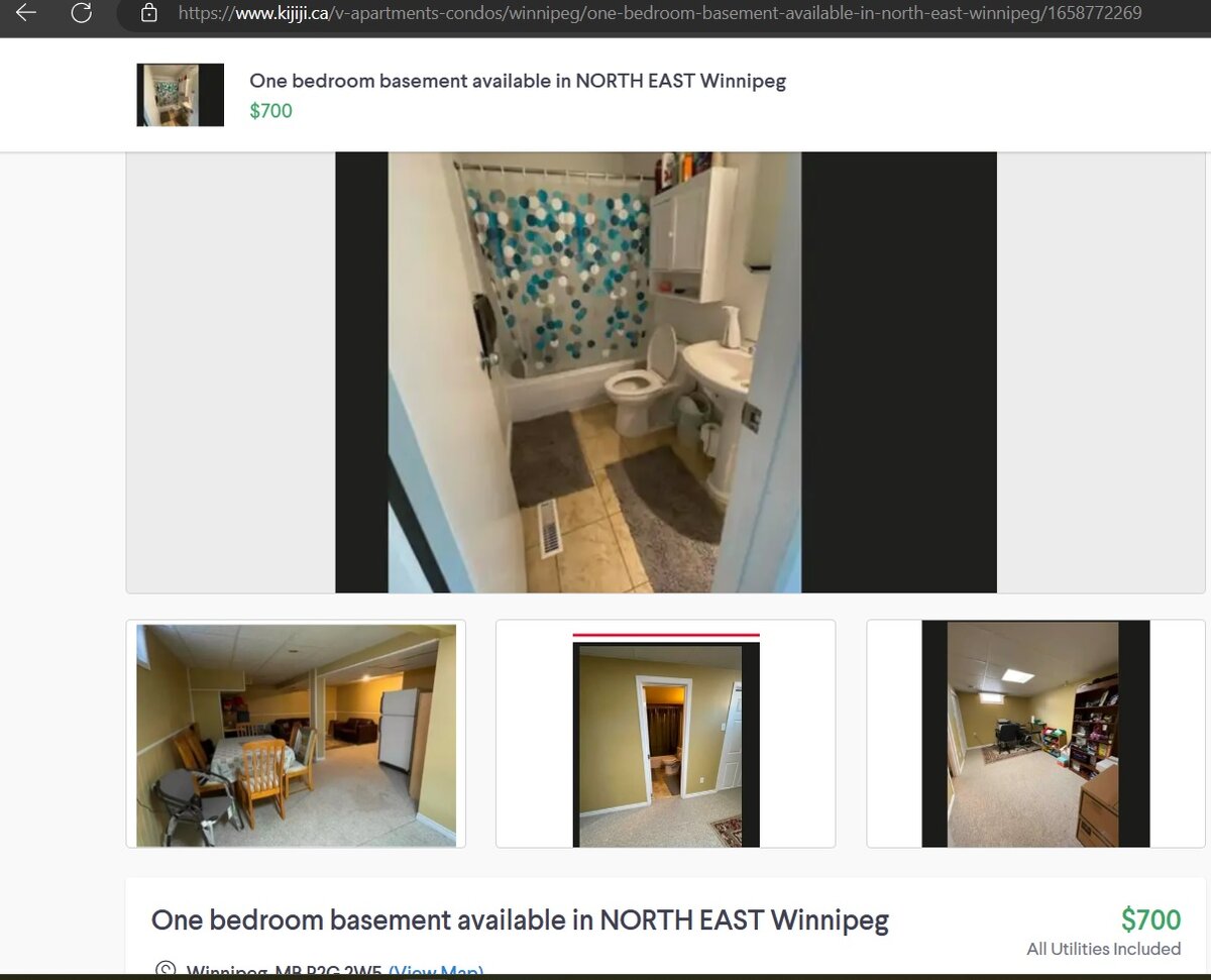 Скрин с сайта https://www.kijiji.ca/