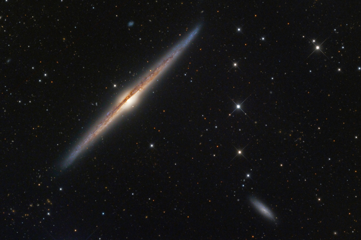 Спиральная галактика NGC 4565.